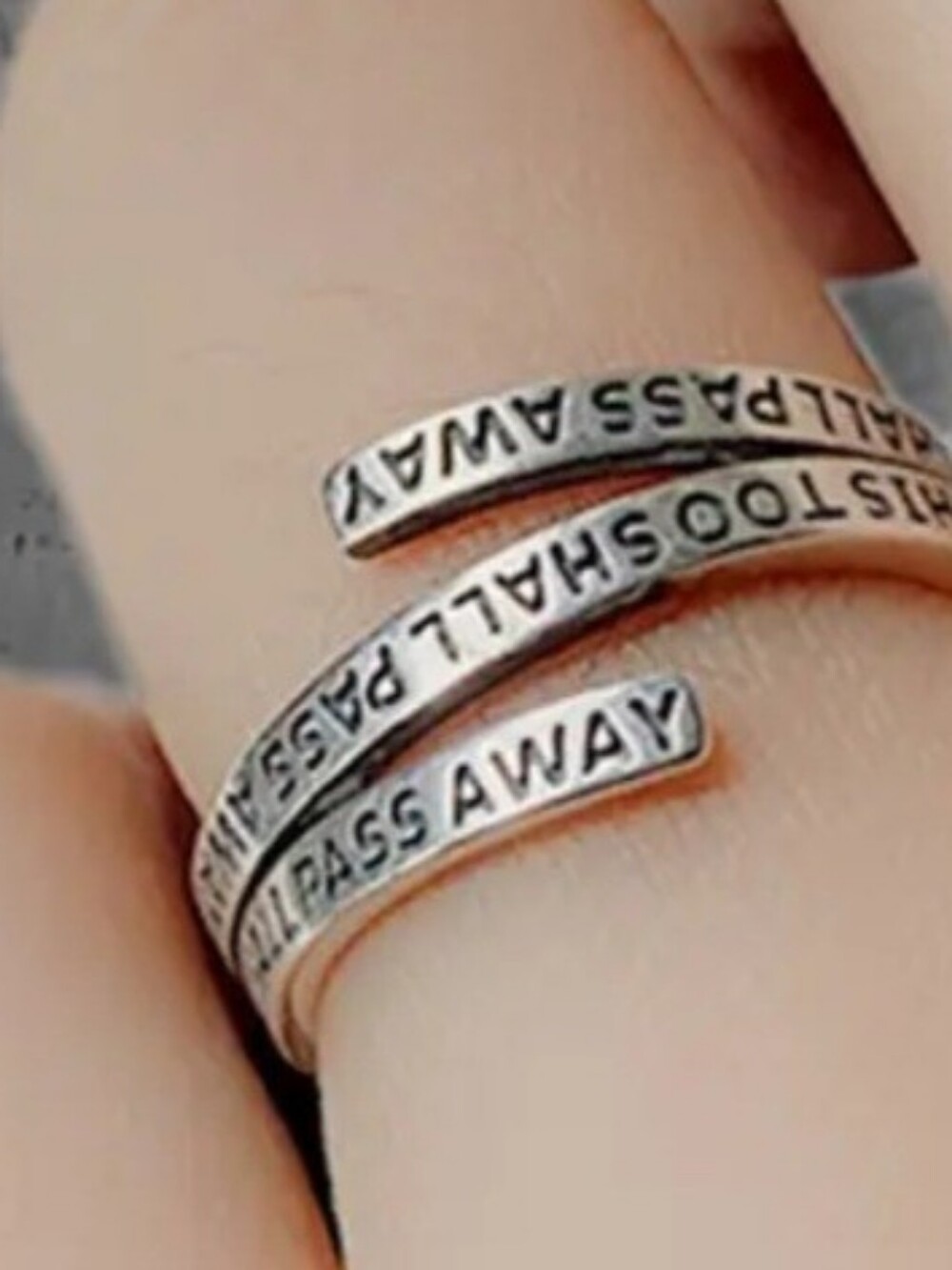 Sundance "THIS TOO SHALL PASS" Ring